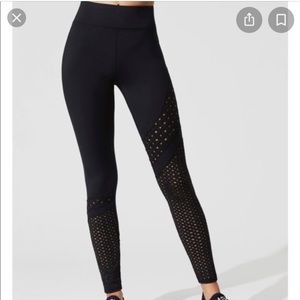 Eyelet side twist leggings by CARBON38